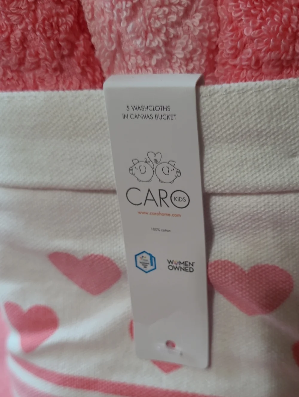 Caro  Heart Towel Set